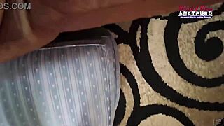 Hot brunette beauty autumn feels pleasure sucking cock and swallowing cumshot