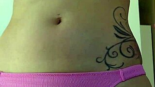 Blonde Wife Feels Excited Rubbing Suncream on Tits During Public Sunbathing