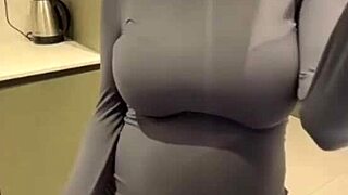 jerking off on stepmom's big tits