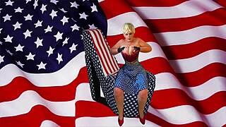 All-American Granny Carmen Gets Fucked And Creampied
