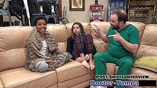 dr tampa performs the procedure on aria nicole backstage in florida