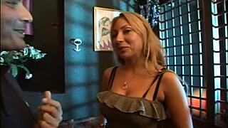 i-i mean, blonde girl shows her anal blowjob abilities with big tits cumshot.