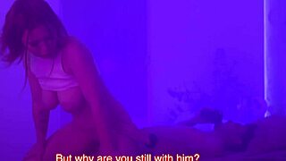 i cheated on boyfriend with redhead friend riding cowgirl outside door