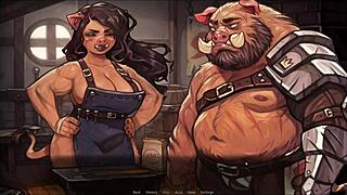 My pig princess hentai game pornplay ep 14 i saw his daughter massive tits