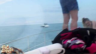 Miami boat day 2023 backstage features Willow Ryder, Ameena Green, Aria Six and more with monster cocks