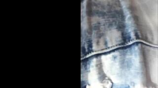 blonde's juicy ass hidden in candid voyeur shot, amateurs capture the moment