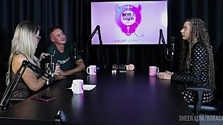 Jujube Delícia's Bora Cast Compilation with Bruna Carlos: Orgasmic Interviews and Outdoor Toys