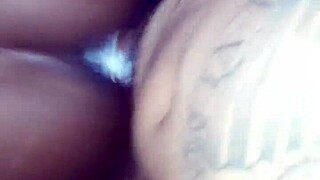 Cub vs cougar in homemade pov with big black cock.