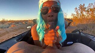 red pill incel takes on feminist with intense blowjob and public car fucking