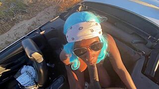 red pill incel takes on feminist with intense blowjob and public car fucking