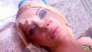 This horny blonde slut knows only bbc satisfies her anal cravings