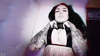 tattooed bombshell lacey jayne gets dicked down rough