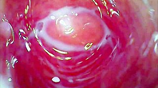 Tight Juicy Pussy On Roller Coaster With Glass Dildo Deep Inside