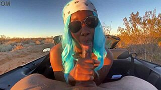 red pill incel takes on feminist with intense blowjob and public car fucking