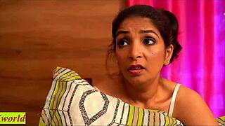 Indian rich beautiful girl gets rough assfucking with dirty talk and monster cock