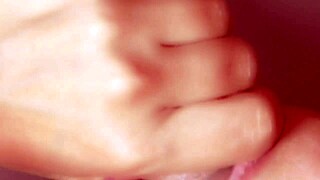 Japanese step mom assists her son with big cock