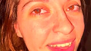 this argentine hot couple features a sexy latina giving rich blowjob action in homemade style.