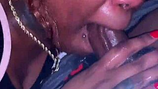 Intense Deepthroat Session With Monster Black Cock Packing Throat