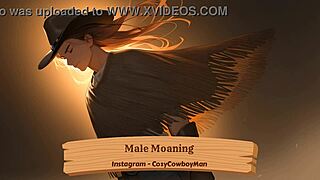 Listen to this guy moaning like crazy during his solo orgasm 😩