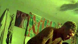 Two lovers engage in foreplay, ass play, throat fucking