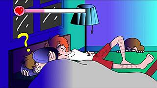 Relaxing on the couch with comedy