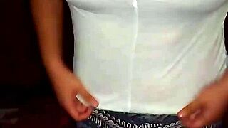 Innocent teen in tiny thong