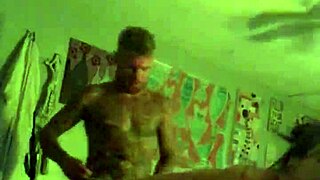 Two lovers engage in foreplay, ass play, throat fucking