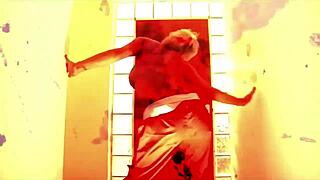 Sexy Babe's Fiery Striptease With Clothes Ripped And Big Tits