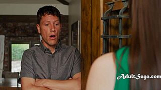 Milf threesome in garage with teen