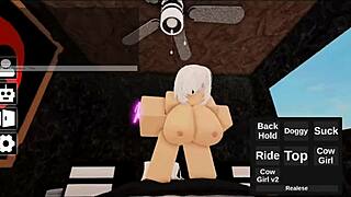 Smashing that Robloxian white haired whore with big tits on Monday! 🍑💥