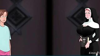 Nun Fucked by Huge Cock in Confession Booth