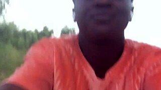 crazybitch does twerking half naked right in the middle of a forest