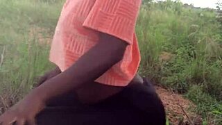 crazybitch does twerking half naked right in the middle of a forest