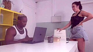 Fulfilling Roommate's Black Cock Fantasy With Hard Fucking?