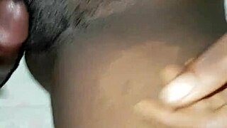 Hairy Pussy Creampie Facial with Big Lips and Natural Tits 😈