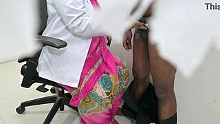 Telugu doctor checks patient's cock in clinic
