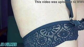 Blonde pornstar spreads cunt for deep interracial cowgirl