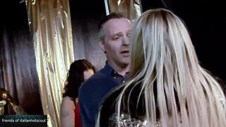 Two Sluts Passionately Pleasure a Man with Big Cock in Threesome