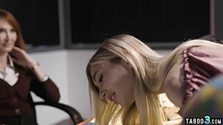 Teacher Commands Stepmom to Spank and Punish Stepdaughter