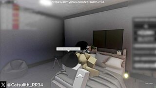 Having sex with cumslut in bent over position