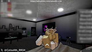 Having sex with cumslut in bent over position