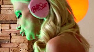 I see big titted pornstar brittany andrews play with toys on her juicy butt and twat in heels