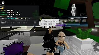 Sexo Em Público Na Praça Da Cidade Com Plateia No Brookhaven