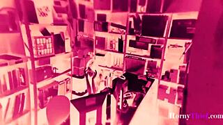 Mina Luxx Punished Roughly in Office