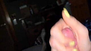 Overwhelmed By Dirty Talking Wife Slowly Jerking Off Husband's Dick In Homemade Video