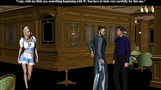 Let's play Nelana ending 1: outdoor fucking and cumshot