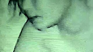 The horny housewife enjoys homemade fun with two amateurs, reaching orgasm