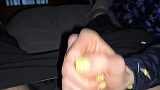 Overwhelmed By Dirty Talking Wife Slowly Jerking Off Husband's Dick In Homemade Video