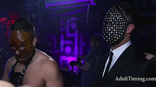 pornstars have bdsm orgy with leather