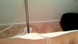 i'm the slave getting a glycerin suppository and a huge enema in the hospital, leading to anal fisting and assfucking